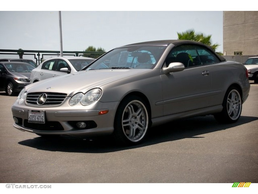 2004 CLK 500 Cabriolet - Pewter Metallic / Charcoal photo #10