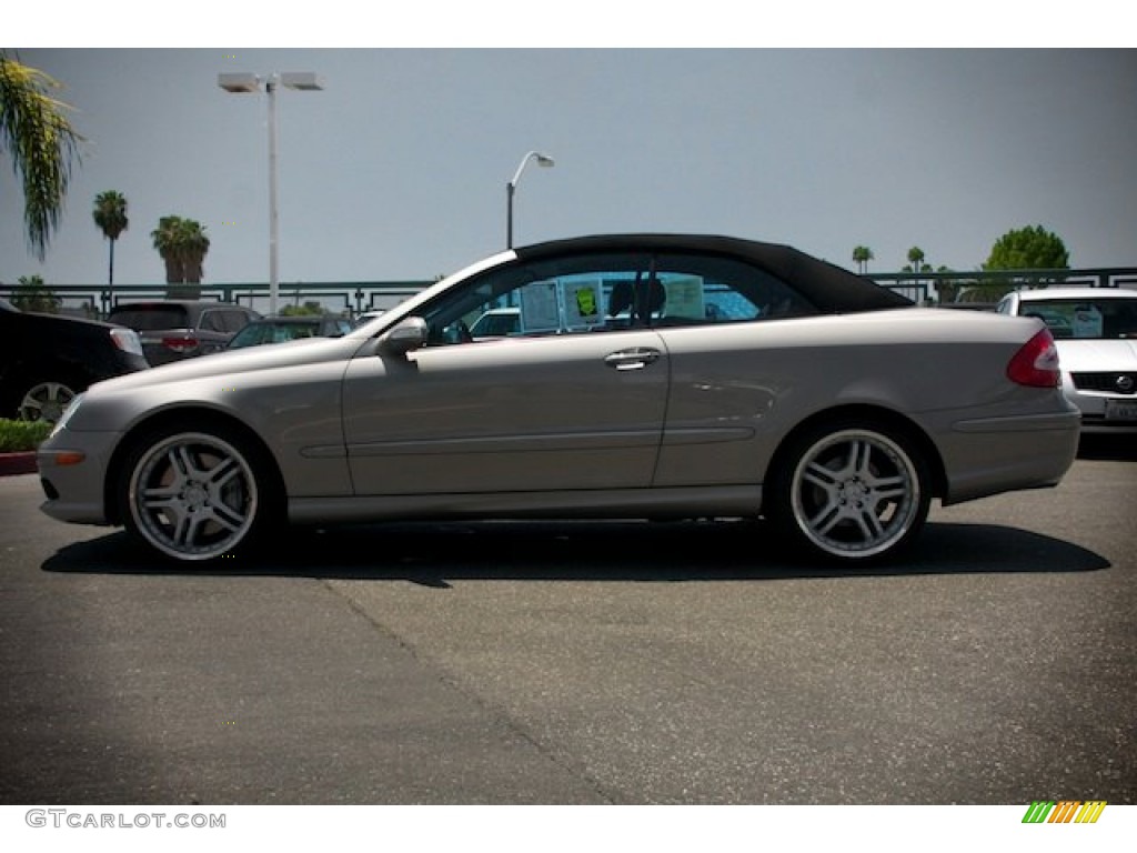 2004 CLK 500 Cabriolet - Pewter Metallic / Charcoal photo #11