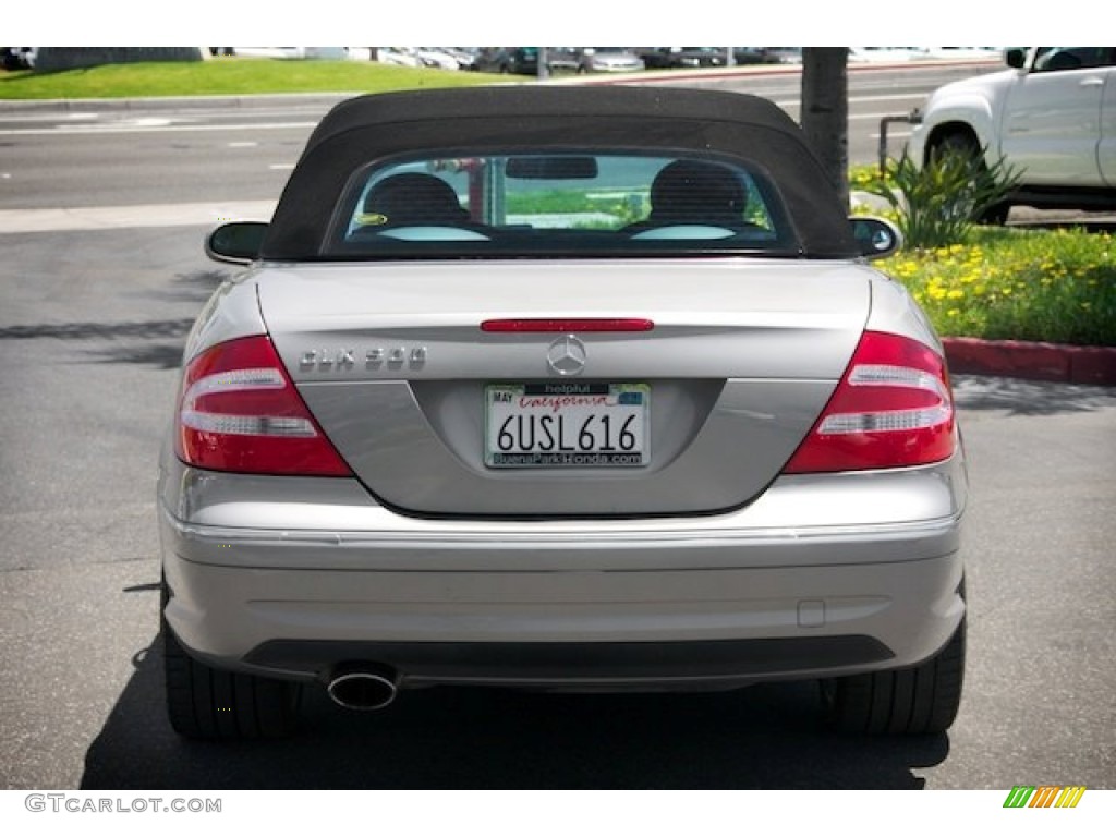 2004 CLK 500 Cabriolet - Pewter Metallic / Charcoal photo #12