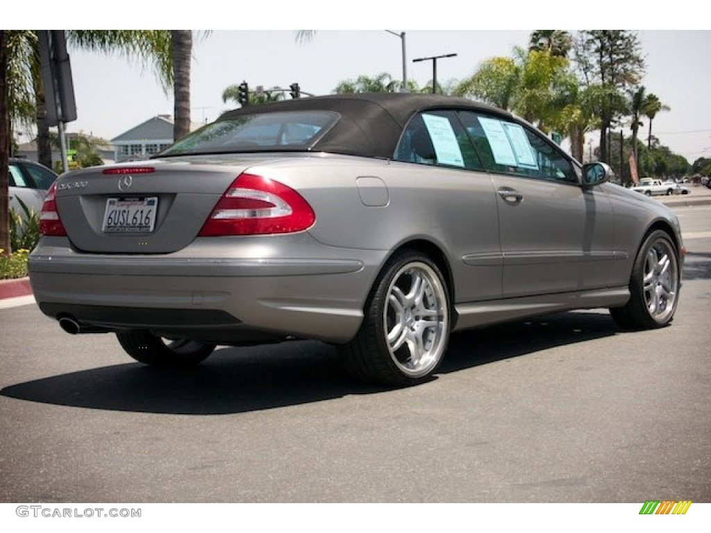 2004 CLK 500 Cabriolet - Pewter Metallic / Charcoal photo #13