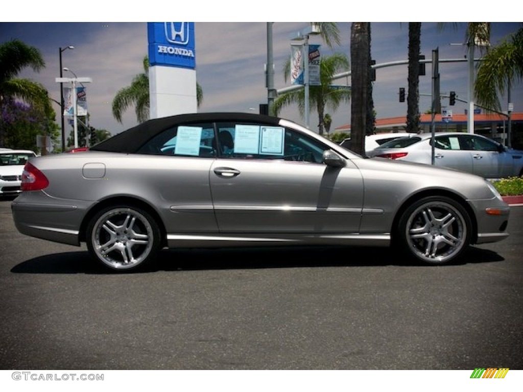 2004 CLK 500 Cabriolet - Pewter Metallic / Charcoal photo #14