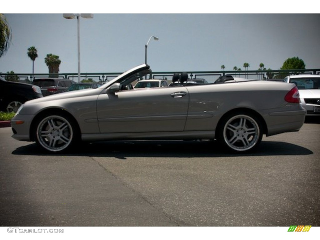 2004 CLK 500 Cabriolet - Pewter Metallic / Charcoal photo #17