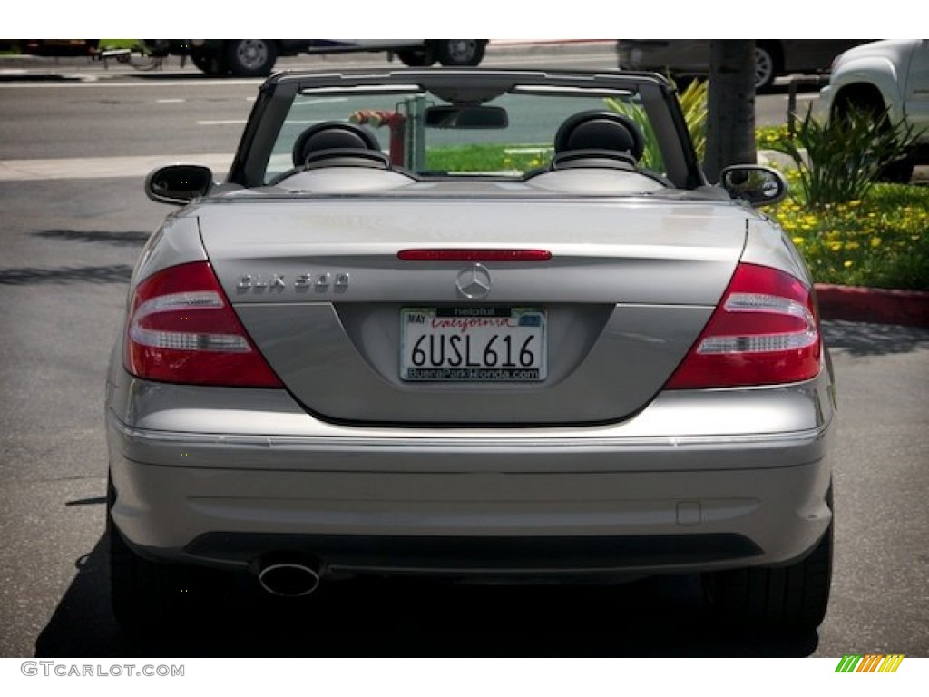 2004 CLK 500 Cabriolet - Pewter Metallic / Charcoal photo #19