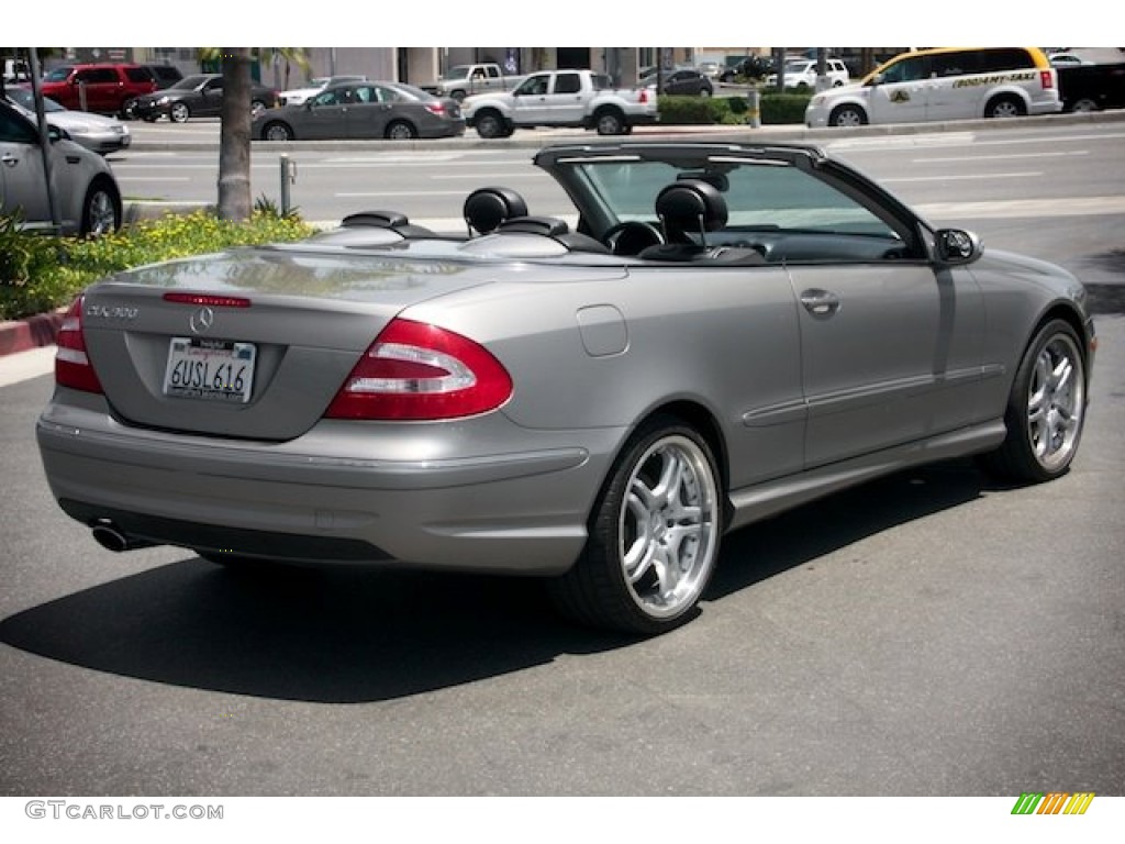 2004 CLK 500 Cabriolet - Pewter Metallic / Charcoal photo #20