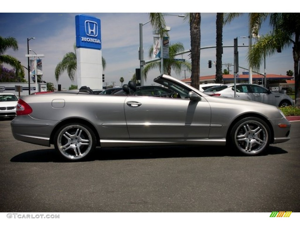 2004 CLK 500 Cabriolet - Pewter Metallic / Charcoal photo #21