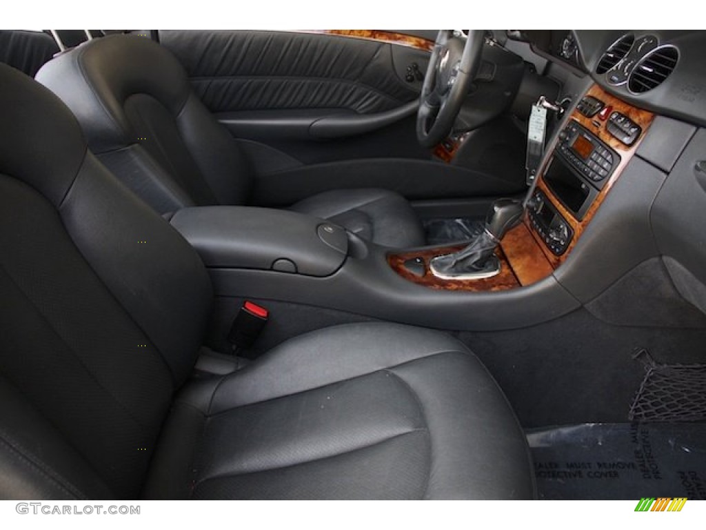 2004 CLK 500 Cabriolet - Pewter Metallic / Charcoal photo #27