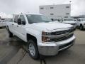Summit White - Silverado 3500HD WT Crew Cab 4x4 Photo No. 4