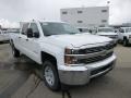 2015 Summit White Chevrolet Silverado 3500HD WT Crew Cab 4x4  photo #4