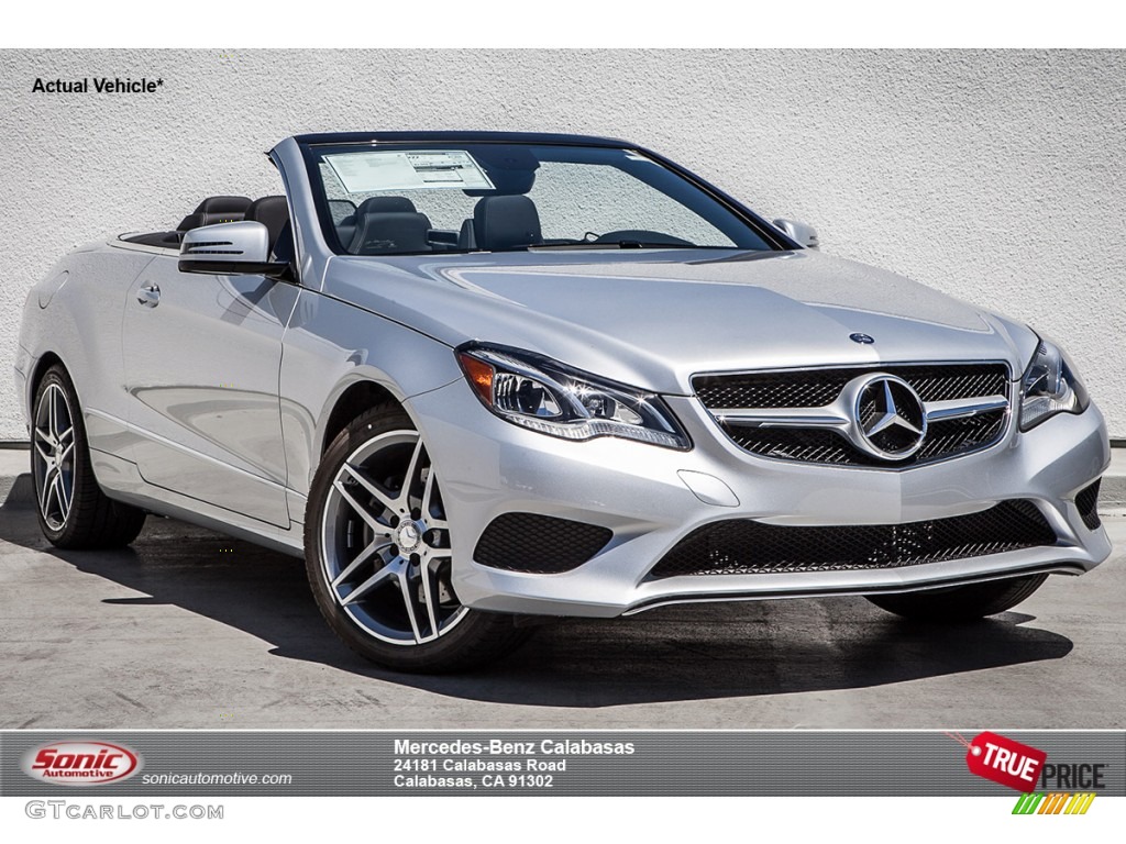 2014 E 350 Cabriolet - Iridium Silver Metallic / Grey/Black photo #1