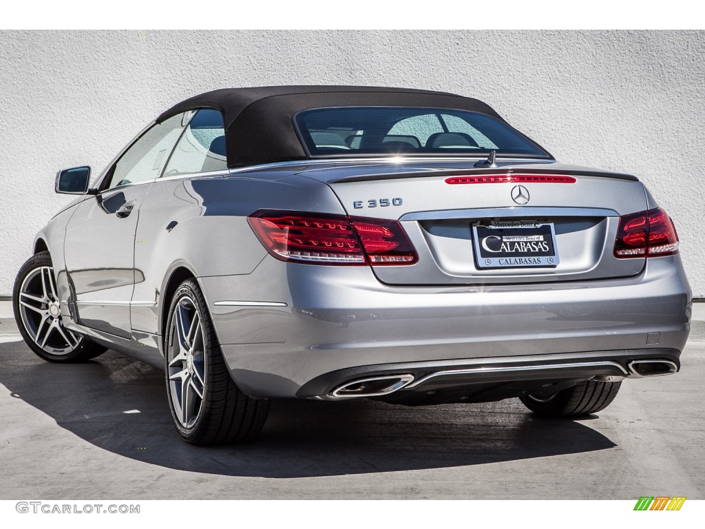 2014 E 350 Cabriolet - Paladium Silver Metallic / Black photo #2