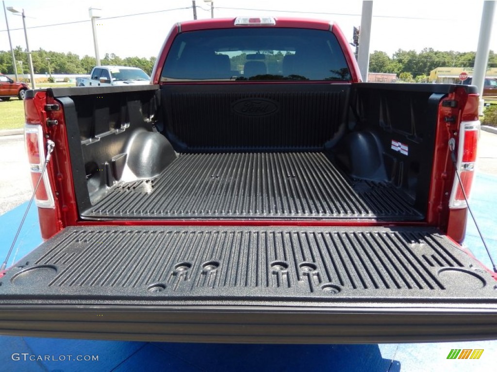 2014 F150 XLT SuperCrew - Ruby Red / Steel Grey photo #4