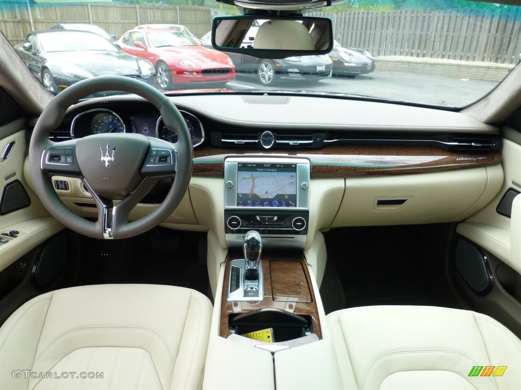 2014 Maserati Quattroporte S Q4 AWD Sabbia Dashboard Photo #93622159