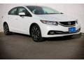 2014 White Orchid Pearl Honda Civic EX-L Sedan  photo #1