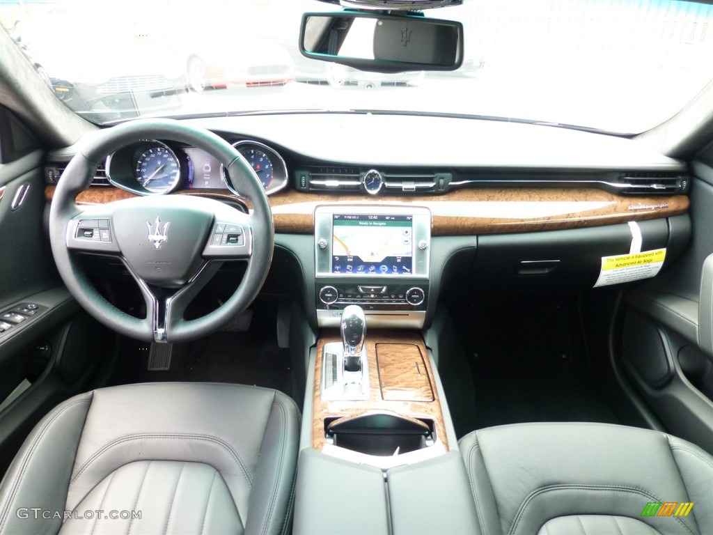 2014 Maserati Quattroporte S Q4 AWD Nero Dashboard Photo #93623449