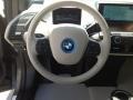 Giga Cassia Natural Leather/Carum Spice Grey Wool Cloth Steering Wheel Photo for 2014 BMW i3 #93623521
