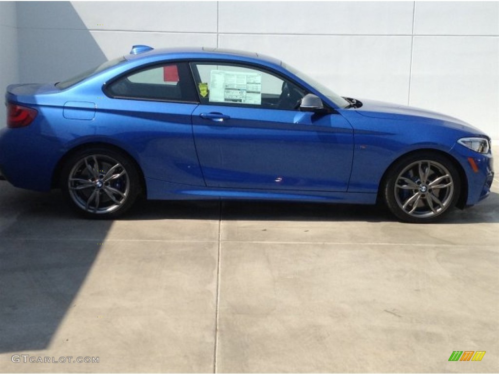 Estoril Blue Metallic 2014 BMW M235i Coupe Exterior Photo #93623550