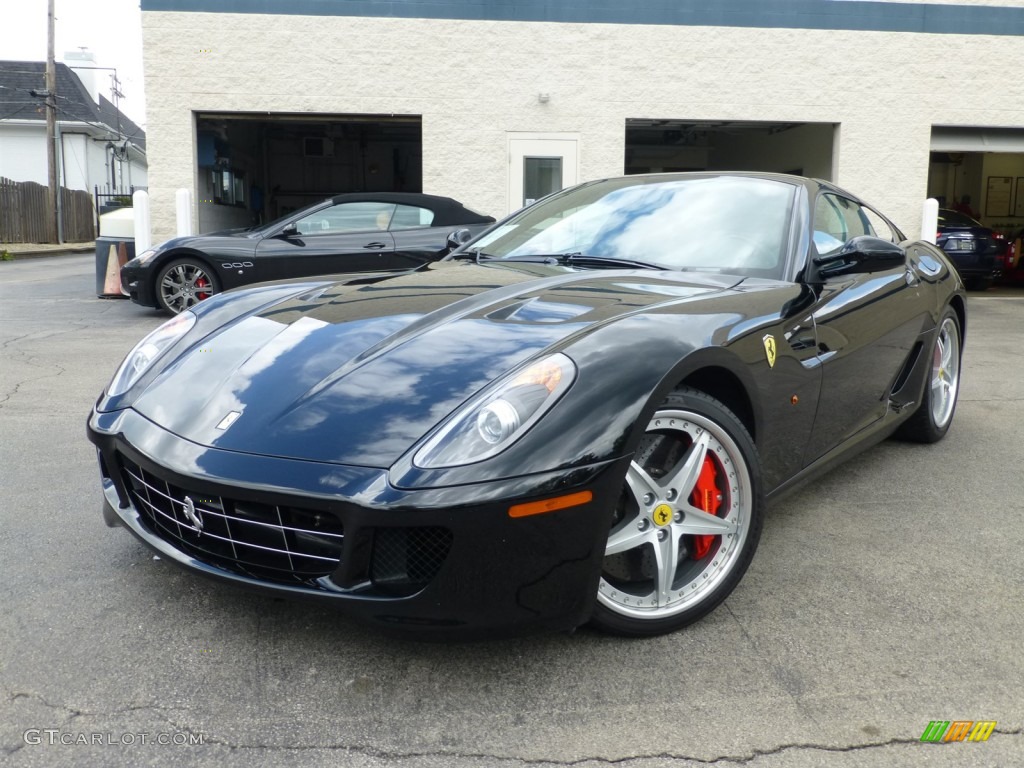 Nero (Black) 2010 Ferrari 599 GTB Fiorano HGTE Exterior Photo #93623626