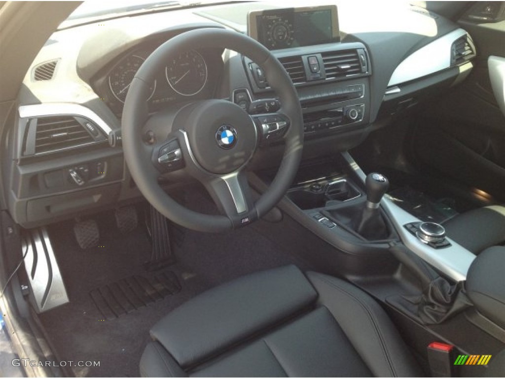 Black Interior 2014 BMW M235i Coupe Photo #93623643
