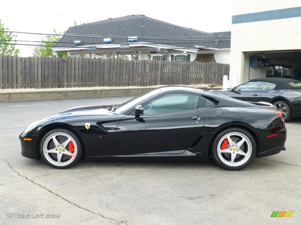 Nero (Black) 2010 Ferrari 599 GTB Fiorano HGTE Exterior Photo #93623653
