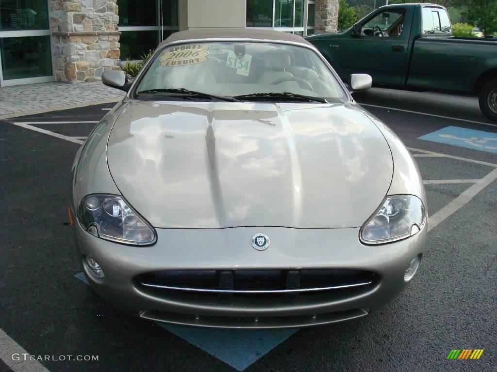 2006 XK XK8 Convertible - Satin Silver Metallic / Ivory photo #4