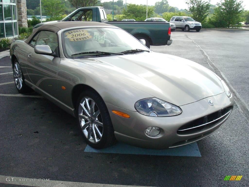 2006 XK XK8 Convertible - Satin Silver Metallic / Ivory photo #5