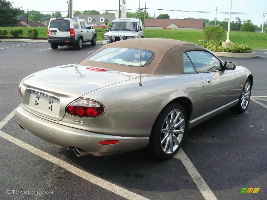 2006 XK XK8 Convertible - Satin Silver Metallic / Ivory photo #7