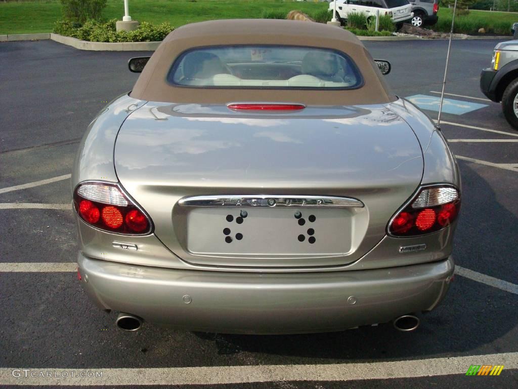 2006 XK XK8 Convertible - Satin Silver Metallic / Ivory photo #8