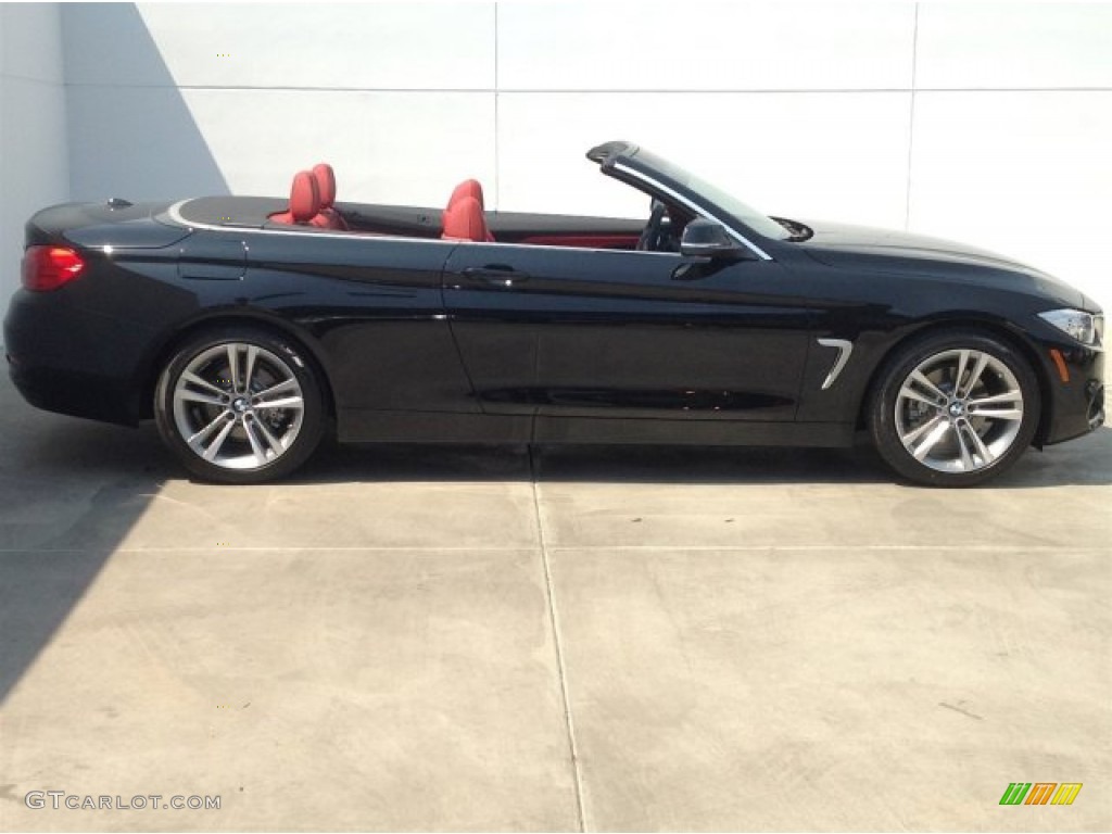 Jet Black 2014 BMW 4 Series 428i Convertible Exterior Photo #93623896