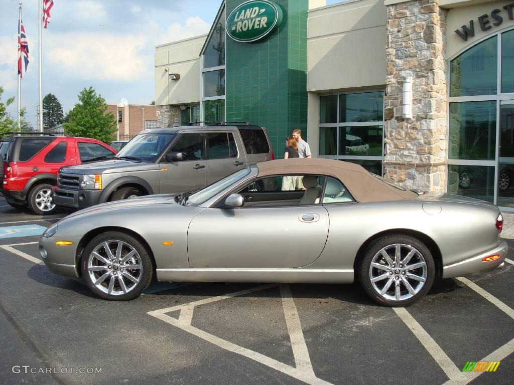 2006 XK XK8 Convertible - Satin Silver Metallic / Ivory photo #10