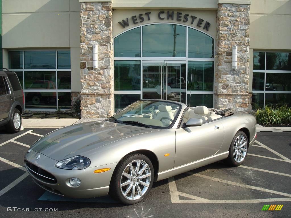 2006 XK XK8 Convertible - Satin Silver Metallic / Ivory photo #11