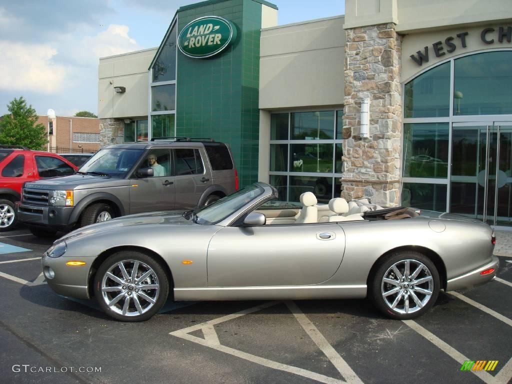 2006 XK XK8 Convertible - Satin Silver Metallic / Ivory photo #14