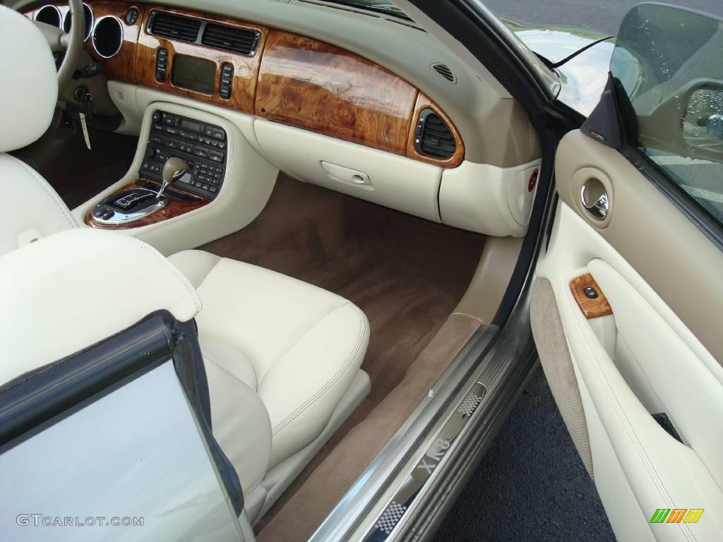2006 XK XK8 Convertible - Satin Silver Metallic / Ivory photo #20