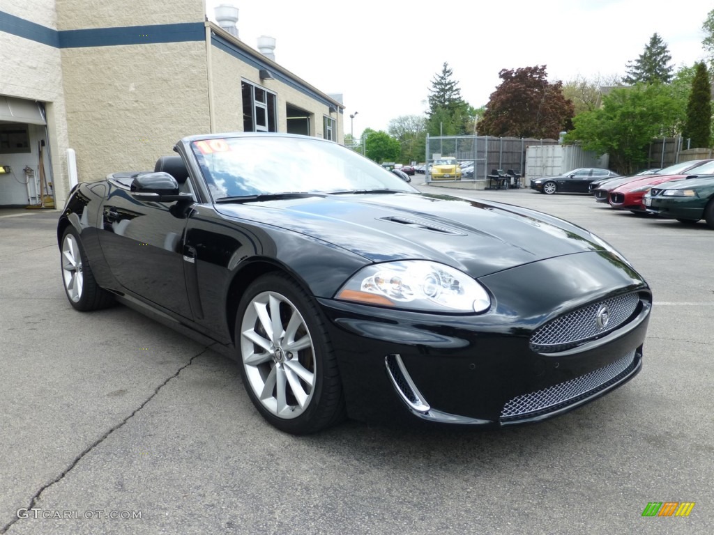 2010 XK XKR Convertible - Ebony Black / Warm Charcoal photo #7