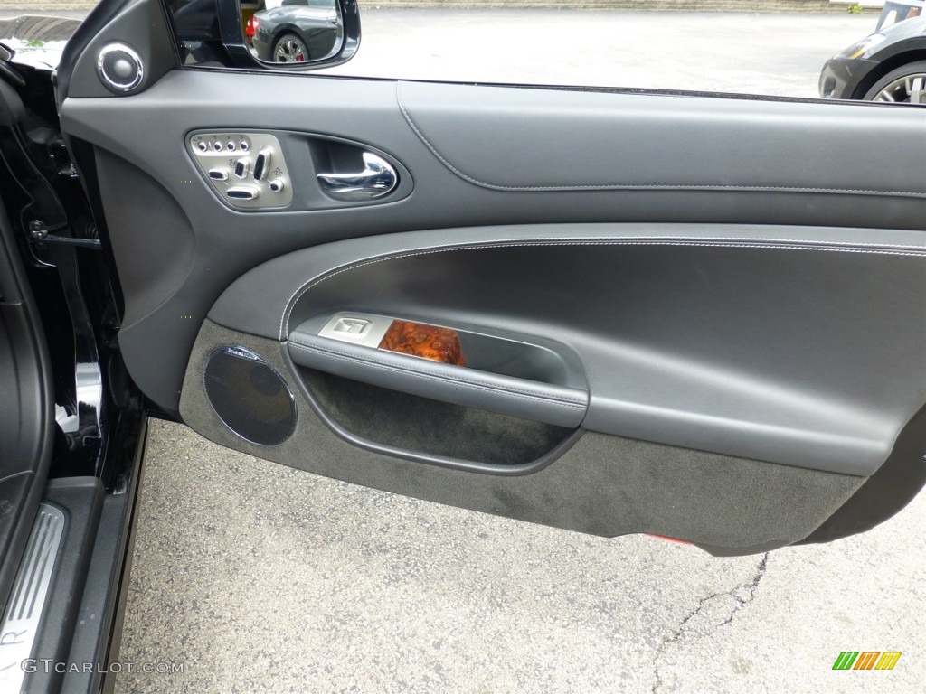 2010 Jaguar XK XKR Convertible Warm Charcoal Door Panel Photo #93624854