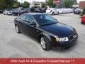 2002 Brilliant Black Audi A4 3.0 quattro Sedan  photo #1