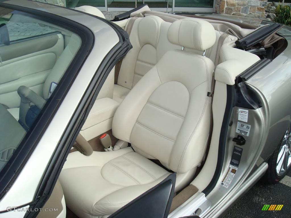 2006 XK XK8 Convertible - Satin Silver Metallic / Ivory photo #28
