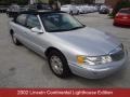Silver Frost Metallic 2002 Lincoln Continental 