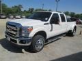 White Platinum - F350 Super Duty Lariat Crew Cab 4x4 DRW Photo No. 3