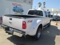 White Platinum - F350 Super Duty Lariat Crew Cab 4x4 DRW Photo No. 7