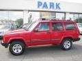 2000 Flame Red Jeep Cherokee Sport 4x4  photo #23