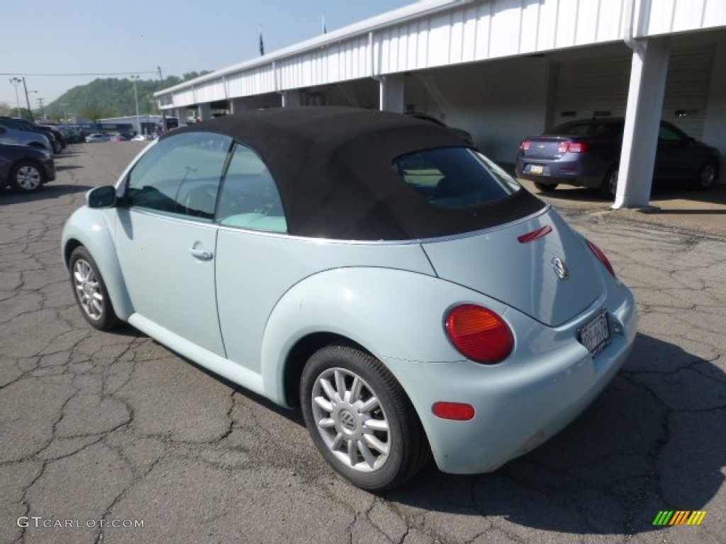 2005 New Beetle GLS Convertible - Aquarius Blue / Black photo #6