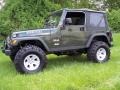 2004 Moss Green Pearlcoat Jeep Wrangler Willys Edition 4x4  photo #6