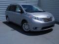 2014 Silver Sky Metallic Toyota Sienna XLE  photo #2