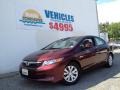 Crimson Pearl - Civic LX Sedan Photo No. 1