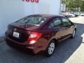 Crimson Pearl - Civic LX Sedan Photo No. 23