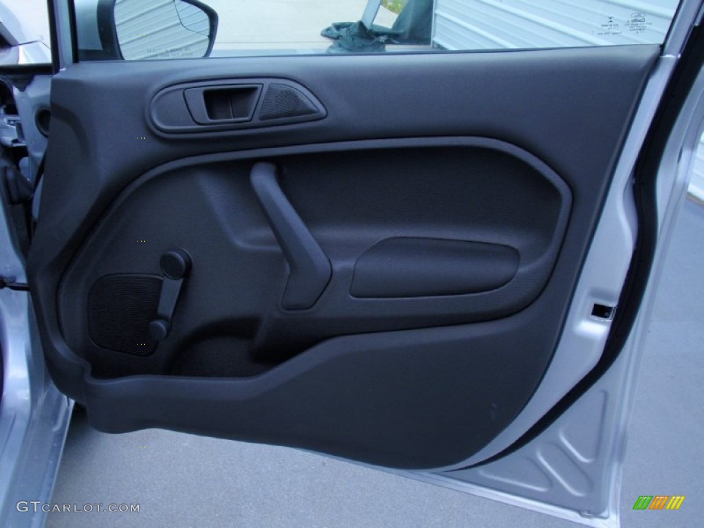 2014 Fiesta S Hatchback - Ingot Silver / Charcoal Black photo #17