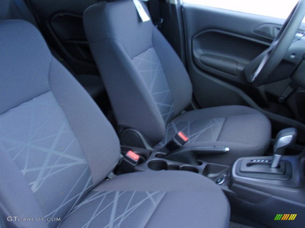 2014 Fiesta S Hatchback - Ingot Silver / Charcoal Black photo #19