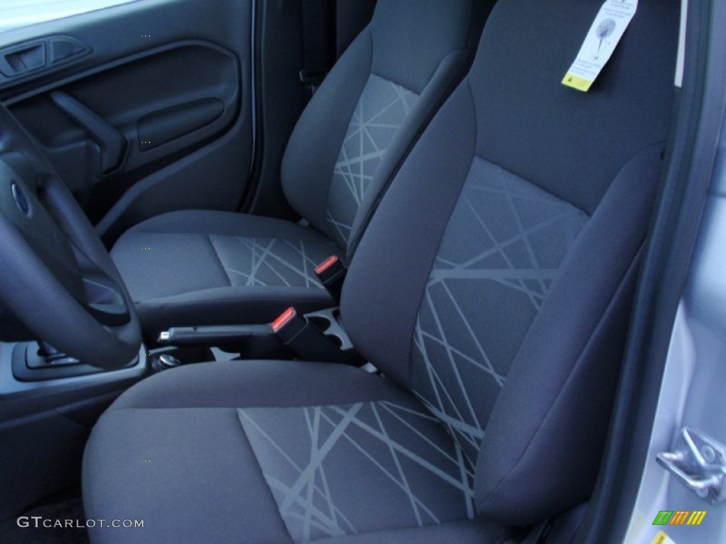 2014 Fiesta S Hatchback - Ingot Silver / Charcoal Black photo #26