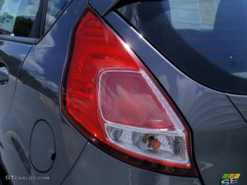 2014 Fiesta SE Hatchback - Storm Gray / Charcoal Black photo #13