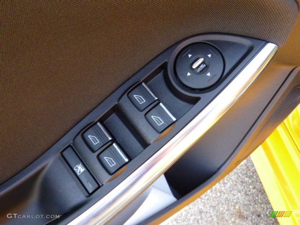 2014 Focus ST Hatchback - Tangerine Scream / ST Tangerine Scream/Charcoal Black Recaro Sport Seats photo #13